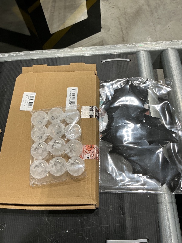 Photo 1 of ?12Set? Halloween Bats with Lights 3D, Wall Decor, Stick Anywhere, No Strings Attached, 10 Styles Wall Stikers for Halloween Decorations Outdoor & Indoor