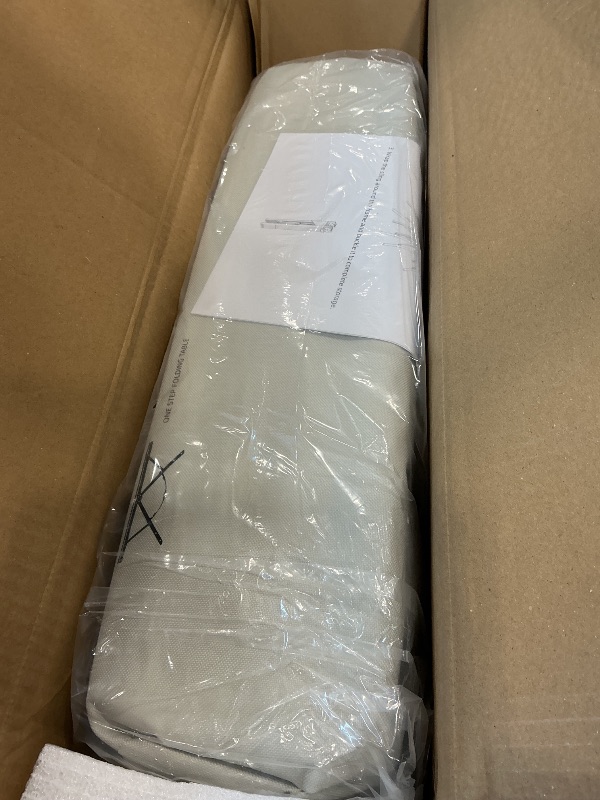 Photo 1 of *MISSING PARTS UNKNOWN*
ONEFOREST Camping Table and 2 Camping Chairs, Portable Camping Set, Lightweight Carry Table and Chair for Outdoor Hiking Picnics BBQ Cooking