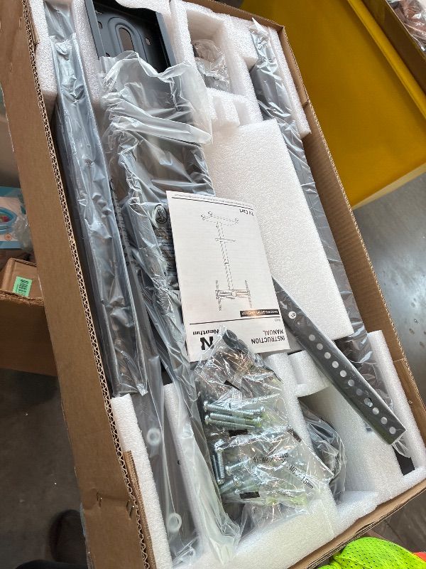 Photo 1 of *MISSING ITEMS UNKNOWN*
Neothm Mobile TV Stand with Power Outlet, Tilting & Swivel Rolling TV Cart for 32-75 Inch TVs, Height Adjustable Portable TV Stand with Shelf, Portrait/Landscape, 88 lbs Capacity, Max VESA 600x400mm