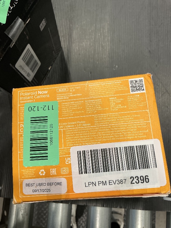 Photo 1 of *USED*
Polaroid Now 2nd Generation I-Type Instant Camera + Film Bundle - Now Black Camera + 16 Color Photos (6248)- Black