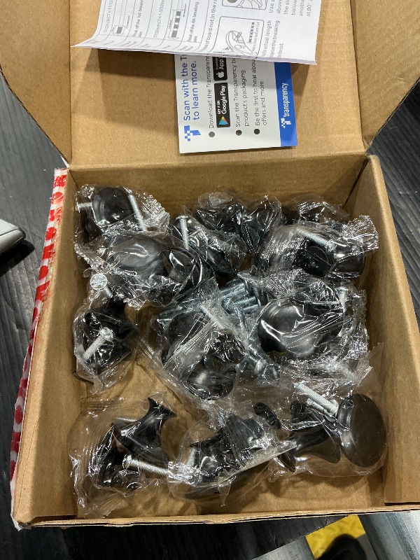 Photo 1 of **MISSING SOME KNOBS**
Ravinte 30 Pack Matte Black Kitchen Cabinet Knobs 1-1/4 Inch Round Drawer Pulls Flat Black Stainless Steel Drawer Handles Door Hardware for Dresser Cabinets