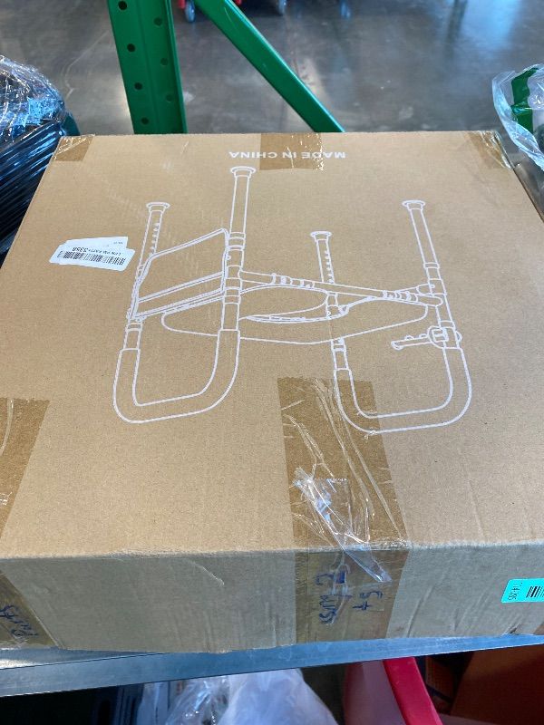 Photo 1 of **MISSING PARTS**
xlkkf Adjustable Raised Toilet Seat with Handles - FSA HSA Eligible Toilet Riser for Seniors & Handicap, Fits Any Toilet, Supports 400lbs