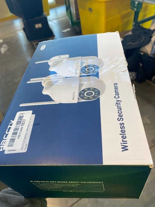 Photo 1 of *USED*
ARCCTV 2K Security Cameras Outdoor, 360°Pan-Tilt View 2.4G/5G WiFi Security Camera with Motion Tracking, Spotlight & Siren, 2-Way Audio, Full Color Night Vision, Waterproof (2 Pack)