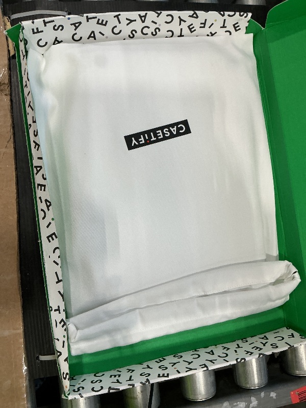 Photo 1 of CASETiFY Impact MacBook Air 13" (M1/Intel) Case [Cushioned Impact Corners/Scratch-Resistant/Anti-Slip Grip] - Clear Black