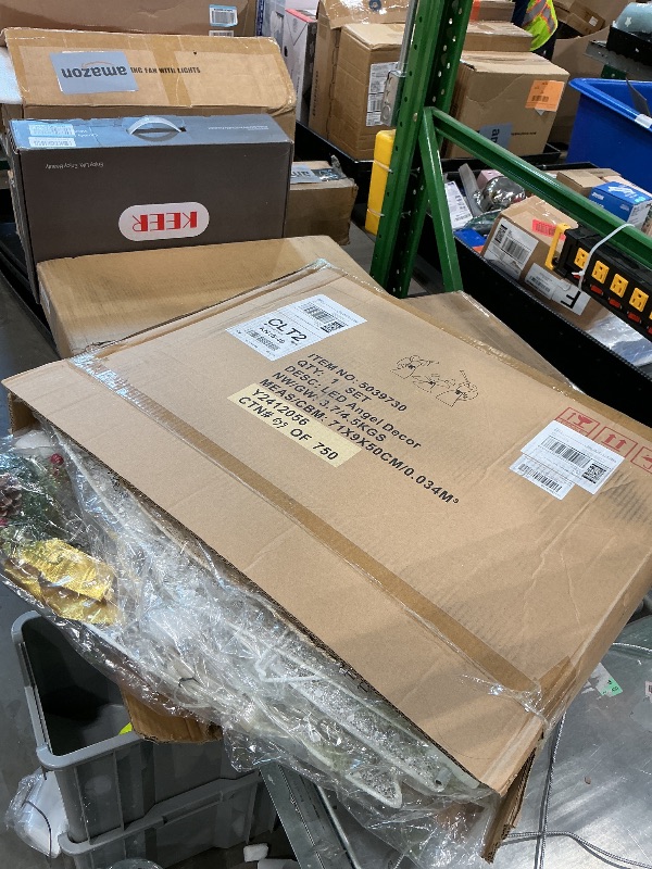 Photo 1 of Picture used for reference Lighted Angel Outdoor Christmas Decorations, Angel with Trumpet Christmas Yard Decorations with 100 LED Lights, Illuminated Holiday Angel Figure for Xmas Lawn, Front Porch, Garden Decor