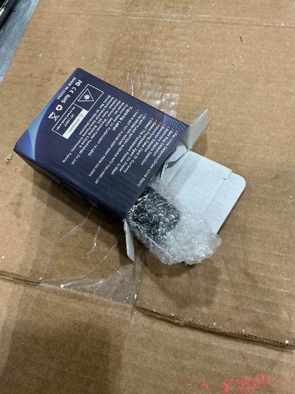 Photo 1 of **Missing Piece - One Flashlight Missing**
Black Light UV Light Flashlight: Vansky 395nm 12 LED 2 Pack Ultraviolet Blacklight Flashlight Mini Powerful Pet Urine Detector for Dog/Cat, Carpet Dry Stains Detection, Spot Scorpions, Resin Curing