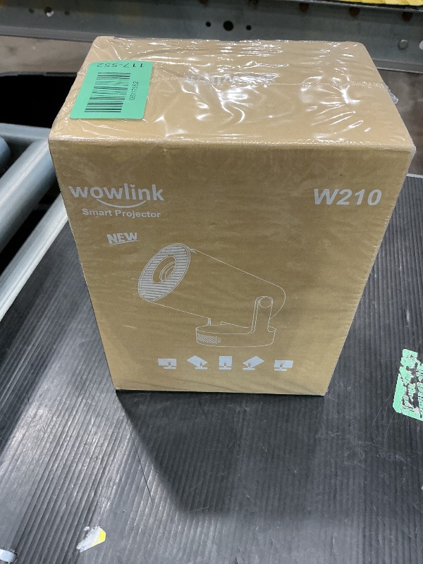 Photo 1 of [Built-in Apps & 2025 Upgraded] Mini Projector with WiFi 6 and Bluetooth 5.4 Support 4K 1080P Auto Keystone 180° Rotatable Projector Portable Compatibile with HDMI/TV Stick/Memory Stick/Laptop, White