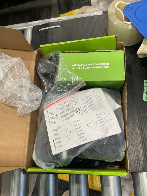 Photo 1 of **UNKNOWN MISSING PIECES**Portable Shower for Camping, [Long-Lasting] Spopal 6000mAh Rechargeable Camping Shower with Intelligent LED Display, 4 Spray Modes, IPX7 Waterproof Outdoor Camp Pump for Hiking, Travel, Car, Pet White