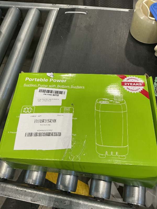 Photo 1 of **UNKNOWN MISSING PIECES**Portable Shower for Camping, [Long-Lasting] Spopal 6000mAh Rechargeable Camping Shower with Intelligent LED Display, 4 Spray Modes, IPX7 Waterproof Outdoor Camp Pump for Hiking, Travel, Car, Pet White