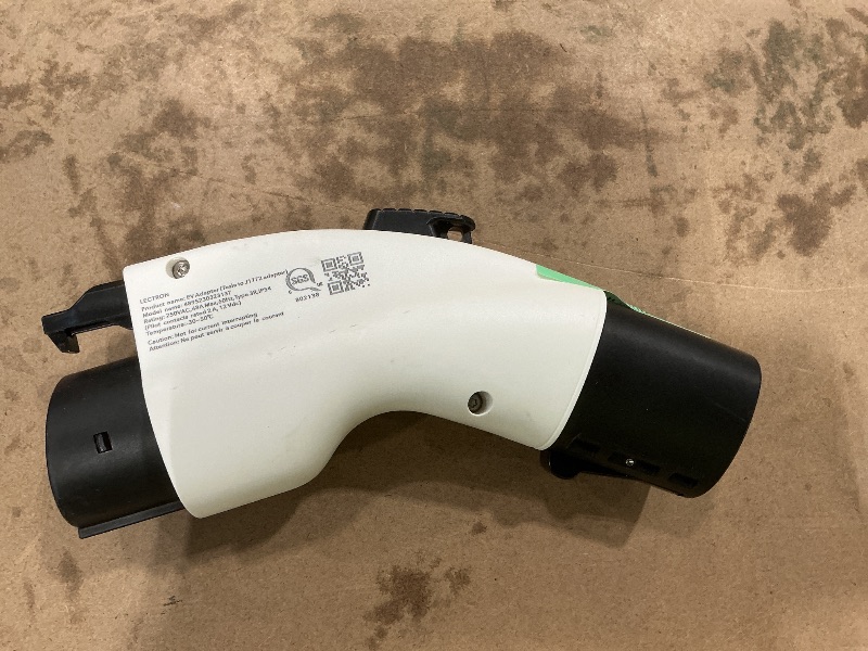 Photo 1 of [Only for J1772 EVs ] Lectron - Tesla to J1772 Charging Adapter, Max 48A & 250V - Compatible with Tesla High Powered Connectors, Destination Chargers, and Mobile Connectors (White)