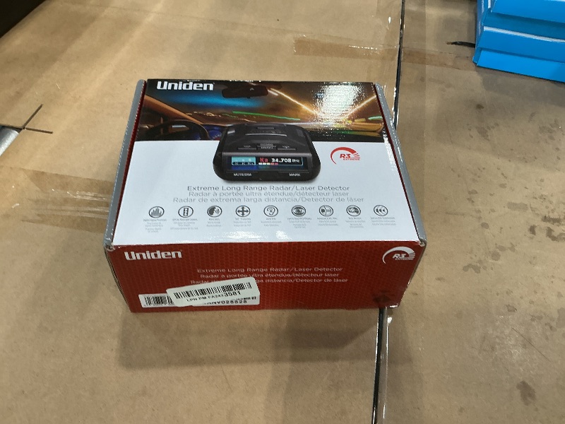 Photo 2 of Uniden R3 EXTREME LONG RANGE Laser/Radar Detector, Record Shattering Performance, Built-in GPS w/ Mute Memory, Voice Alerts, Red Light & Speed Camera Alerts, Multi-Color OLED Display , Black