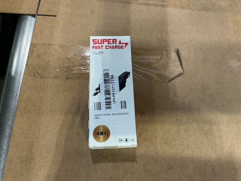 Photo 1 of [Apple MFi Certified] Retractable Car Charger USB C, Braveridge 120W USB C Car Charger 4 in 1 PD/QC Type C Fast Charge Cigarette Lighter Adapter for iPhone 17/17 Pro Max/16 Pro/15/Galaxy S25/S24/Pixel