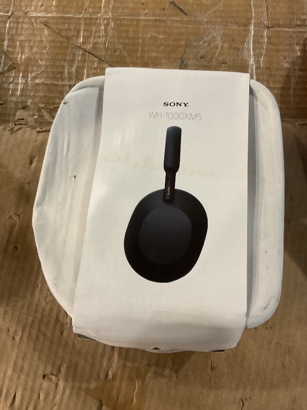 Photo 1 of (used)(see all images) Sony WH-1000XM5 Noise Canceling Wireless Headphones - 30hr Battery Life - Over-Ear Style - Optimized for Alexa and Google Assistant -