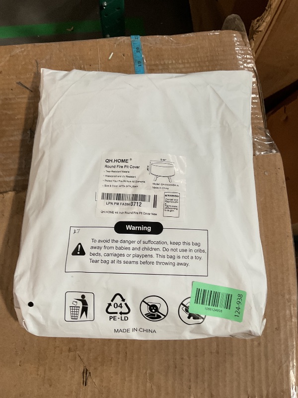 Photo 1 of [2025 Upgraded 900D Fabric] Fire Pit Cover Round 41-44 Inch Heavy Duty 900D Strong Tear-Resistant, UV Resistant, Waterproof, Fading Resistant Firepit Covers Round for Outdoor Fire Pit