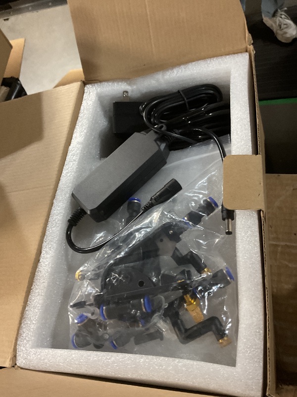 Photo 1 of REPTI ZOO Misting System with Timer, Reptile humidifier with 4 Spray Nozzles & 2 Drip Nozzles, Low Noise Self-Priming Pump, Mister System for Reptile Amphibians Habitat, Botanical Gardens