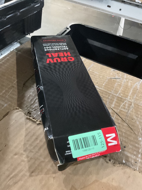 Photo 1 of (New) Work Orthotic Insoles - Anti Fatigue Medium Arch Support Shoe Insert Men Women - Plantar Fasciitis Flat Feet - Relieve Foot Pain - Work Boot Insoles Standing All Day (M, Gray)