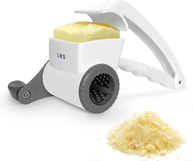 Photo 1 of (see images) LHS Rotary Cheese Graters for Kitchen, Professional Manual Crank Handheld Cheese Grater