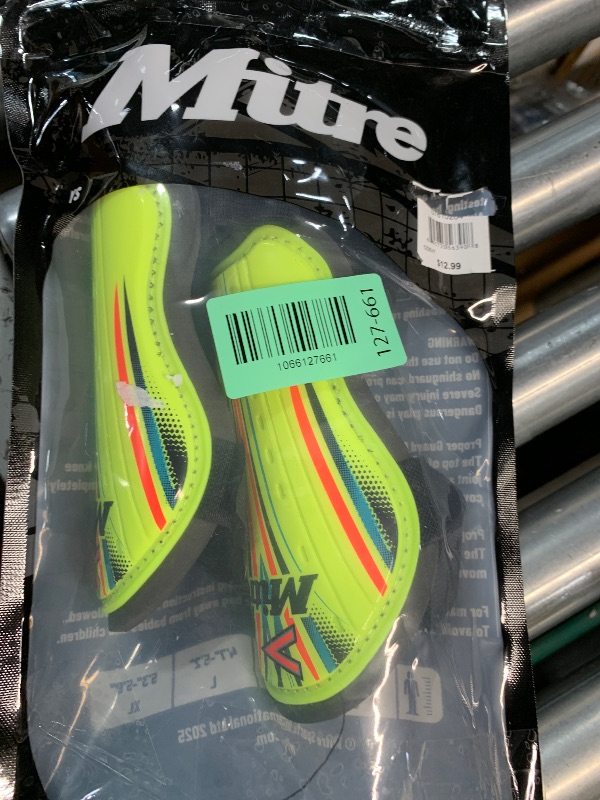 Photo 1 of MITRE Soccer Football Shin Guards with Ankle Protection, Super Protective Flexible Low-Profile Adult,Youth, Junior SIZE S