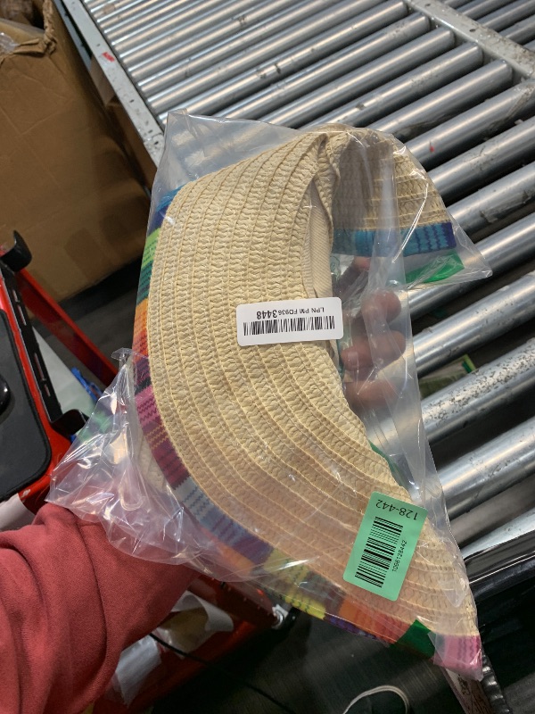 View 2 of **MISSING EVERYTHING BESIDES THE HAT**(HAT ONLY)
Yahenda Mexican Costume Accessories Set: Serape Poncho, Sombrero Hat, Sunglasses, and Mustache for Adults - Cinco De Mayo Fiesta, Rainbow, Adult Size