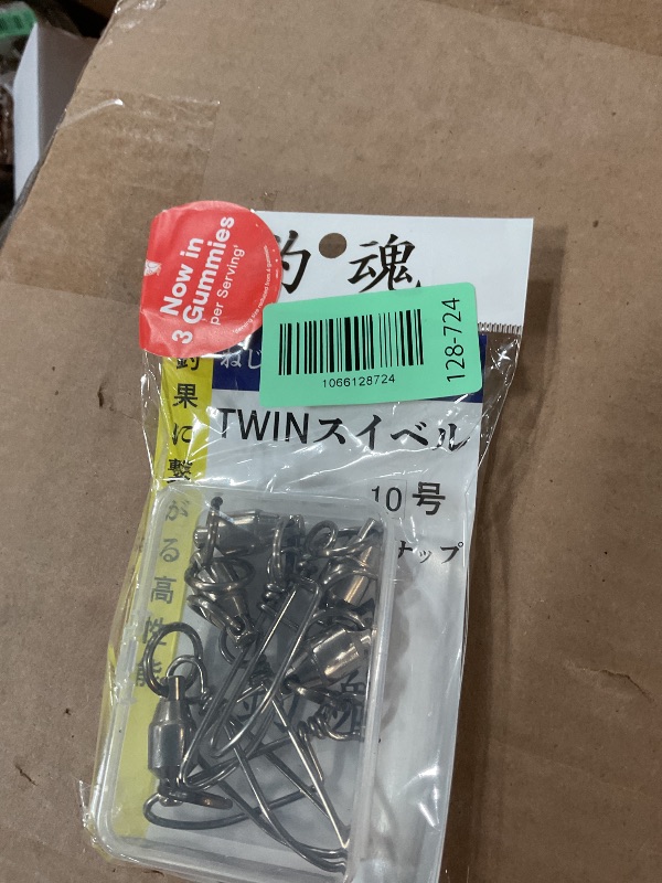 Photo 1 of ?? Tsuridamashii Made in Japan Twin Fishing Snap Swivel with Coastlock One Side 6 Ball Bearing Dual Axis 360° Anti Twist Rustproof Stainless Steel Size #10 Heavy Duty Saltwater Freshwater