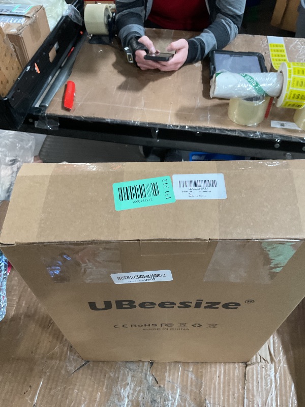 Photo 1 of ***(PARTS ONLY/ MISSING PARTS/ NON FUNCTIONAL)***UBeesize 12’’ Ring Light with Overhead Phone Mount, LED Selfie Light with Stand and Phone Holder for iPhone and Laptop, Desk Light for Video Recording, Zoom Meeting, Live Streaming, Tiktok, YouTube