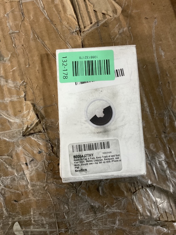 Photo 1 of ***All tested and unlocked*** Apple AirTag 4 Pack. Keep Track of and find Your Keys, Wallet, Luggage, Backpack, and More. Simple one-tap Set up with iPhone or iPad
