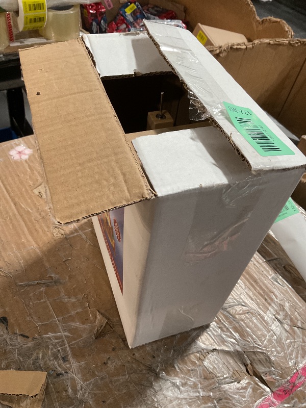 Photo 1 of ***DAMAGED - SEE NOTES/PICTURES*** Kurt Adler Wood Alpine House Carousel with Candles, 12-Inch