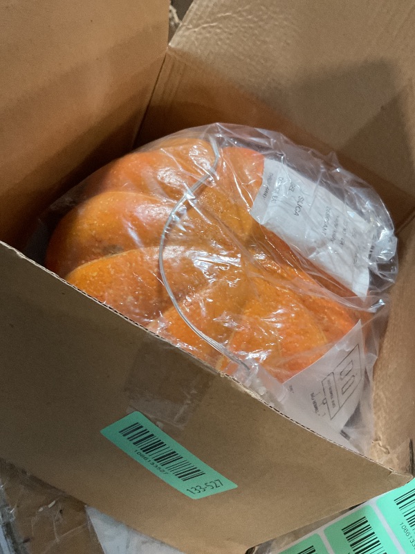 Photo 1 of [Timer & Prelit] Thanksgiving Decorations Pumpkin Decor, Artificial Fake Pumpkin with Maples Leaves Sunflower Berried 20 LED Warm White Lights Fall Centerpieces for Tables Home Kitchen Porch Indoor