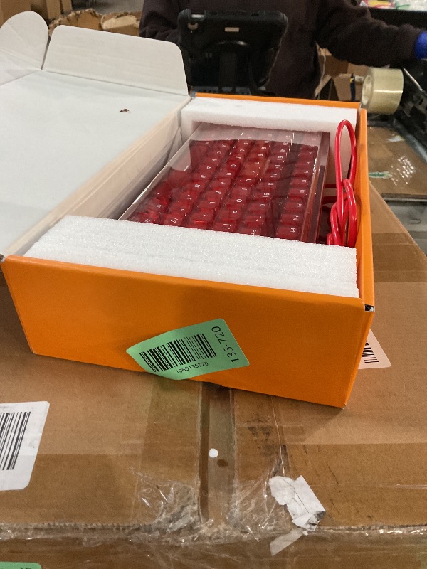 Photo 1 of ***(MAJOR DAMAGE/ SEE NOTES FOR DETAILS)***IROK MG75PRO 81 Keys Wired Magnetic Switch Mechanical Keyboard, Hall Effect, 8KHZ/ARGB/CNC Aluminum, Gasket Structure Gaming Keyboard(Red)