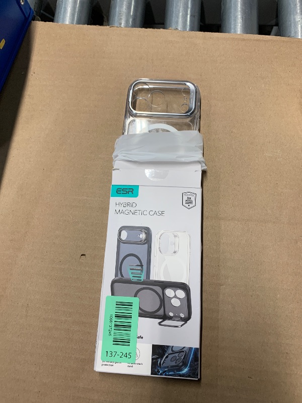 Photo 1 of ESR for iPhone 17 Pro Max Case with Stash Stand, Camera Control Cover Compatible with MagSafe, Military-Grade Drop Protection Phone Case for iPhone 17 Pro Max, Scratch-Resistant Back Cover, Clear