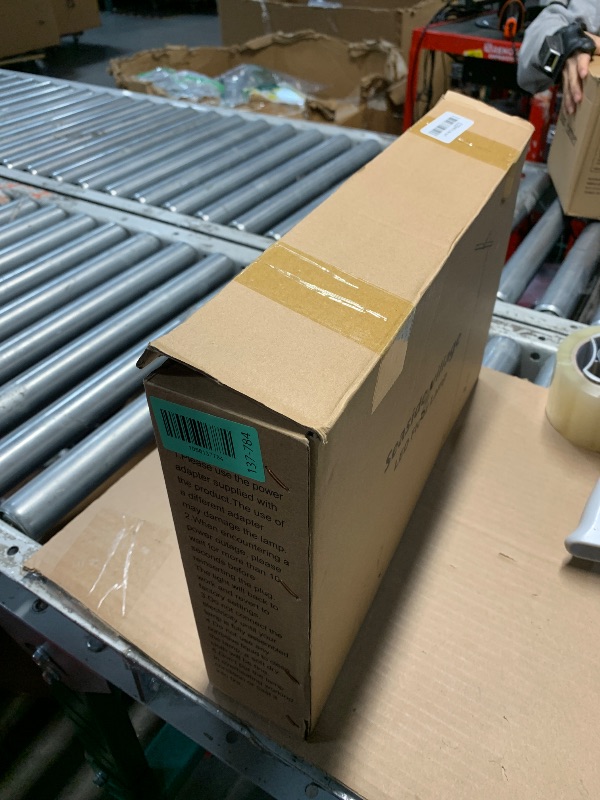 Photo 1 of ***(PARTS ONLY/ MAJOR DAMAGE/ NON FUNCTIONAL)***LED Floor Lamp, 18W/2000LM Bright Reading Floor Lamp for Office with Double Head, Adjustable Gooseneck Dimmable Modern Standing Light for Lash Extension Craft, Eye Caring Floor Lamps for Living Room