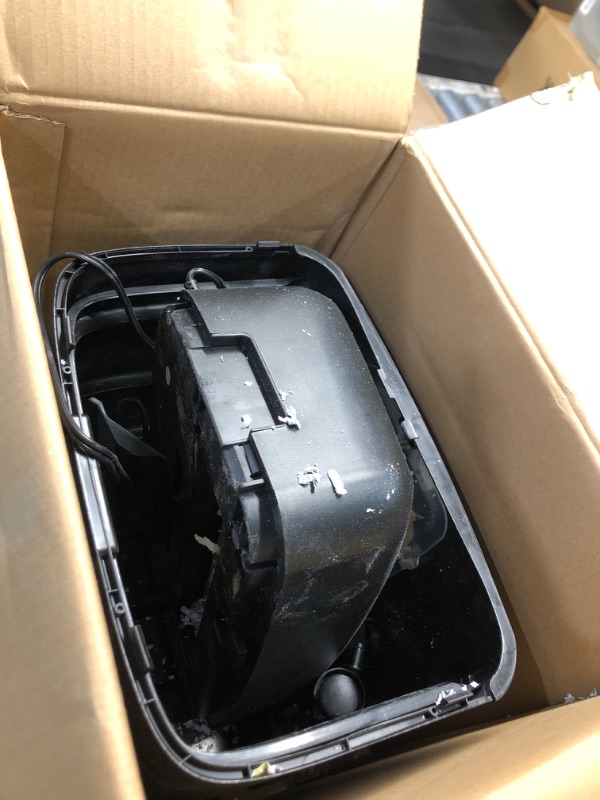 Photo 1 of ***(PARTS ONLY/ NON FUNCTIONAL)***Amazon Basics Micro Cut Paper Shredder, CD, and Credit Card Shredder, 8 Sheet (New Model), Black