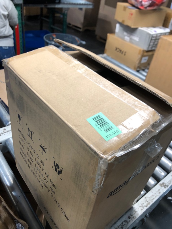 Photo 1 of ***(PARTS ONLY/ NON FUNCTIONAL)***Amazon Basics Micro Cut Paper Shredder, CD, and Credit Card Shredder, 8 Sheet (New Model), Black