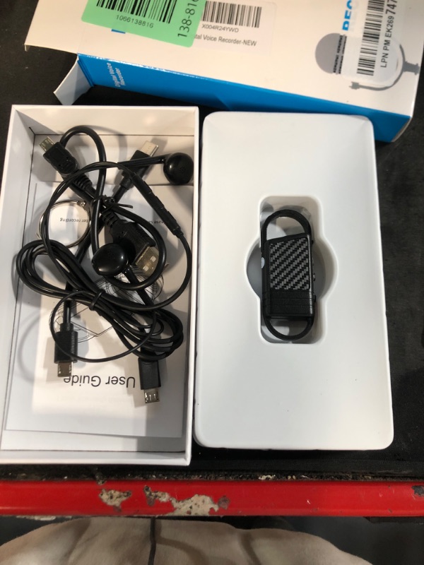 Photo 1 of ?64GB? 4800 Hours Voice Activated Recorder - Tallkcoder Dictaphone Recording Device MP3 Records with Playback, Digital Voice Recorder with AI Noise Reduction for Lectures Meetings Interviews Work