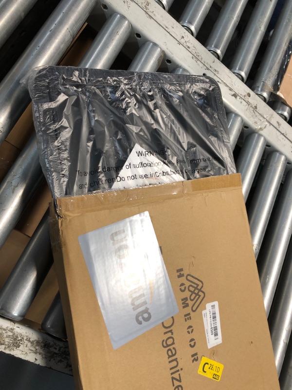 Photo 2 of Homecor Silverware Organizer - Expandable Large Kitchen Drawer Organizer Utensil Organizer with 2 Removable Knife Blocks, 22"x 19"Cutlery Tray Drawer Dividers for Kitchen Flatware(6-9 Slots) (Black)