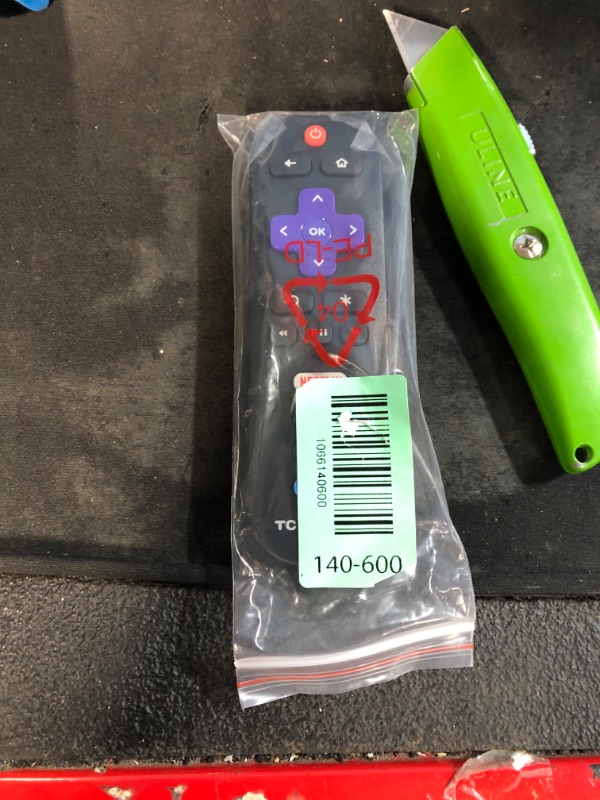 Photo 1 of Ceybo Original OEM Replacement Remote for TCL Roku Smart TV with Netflix, Disney+, Apple TV, and Prime Video Shortcut Keys