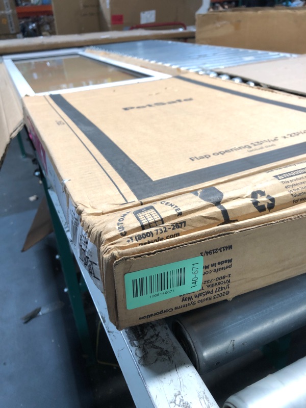 Photo 1 of ***(USED/ UNKNOWN IF MISSING PARTS)***PetSafe 1-Piece Sliding Glass Door for Dogs and Cats - Fits 81 in to 96 in Patio Panel Sliding Glass Doors - Adjustable Frame - No Cutting DIY Installation - Pet Door Great for Apartments and Rentals