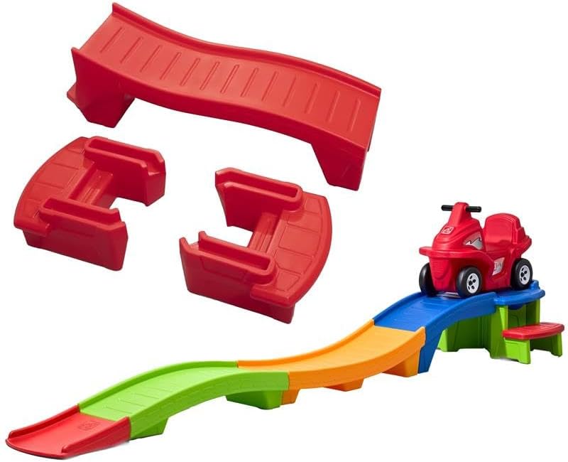 Photo 1 of Step2 Up & Down Roller Coaster Rapid Ride & Hide with Farther & Faster Track Expansion Pack | Extra 4 Feet of Coaster Track
