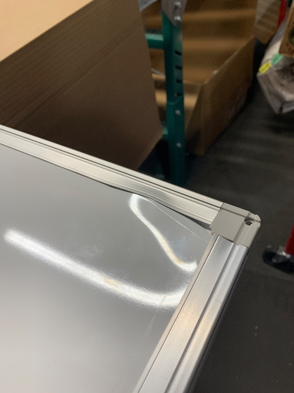 Photo 1 of ***DAMAGED, SEE PHOTOS | TRUCK/TRAILER PICKUP ONLY*** WEYOUNG White Board 96 x 48, Large Magnetic Dry Erase Board for Wall, Foldable Giant Whiteboard Aluminum Frame, 8' X 4' Wall-Mounted Pen Board with Long Marker Tray for Office, Classroom, Home