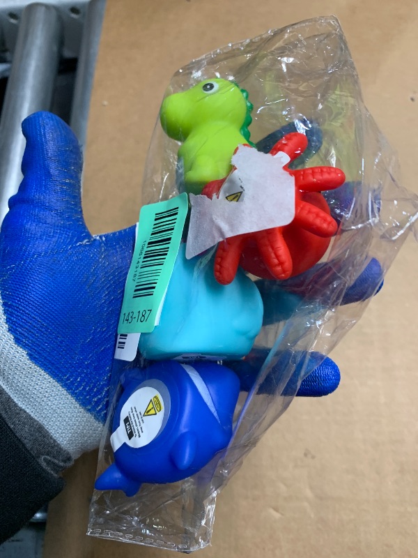 View 2 of ***PARTIAL SET - PRICE ADJUSTED*** Bath Toys for Toddlers Baby 8 Pack Light Up Toys - Bathtub Toy Flashing Colourful LED Light Shower Bathtime for Kids Infants Shark, Clown Fish, Owl, Unicorn, Octopus, Dolphin, Dinosaur Mermaid