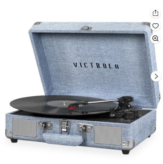 View 1 of
Hero image 0 of Victrola Journey Bluetooth Suitcase Record Player with 3-speed Turntable, 0 of 2
Visit the Victrola Store
Victrola Journey Bluetooth Suitcase Record Player with 3-speed Turntable