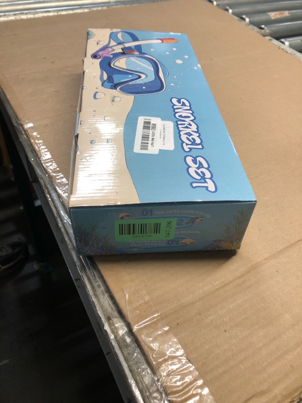 Photo 1 of ***FACTORY SEALED***
Snorkeling Gear for Adults, Dry-Top Snorkel Set Scuba Diving mask, 180°Panoramic Wide View Professional Snorkeling Gear Breathing Freely Snorkel Mask (Black+Pink)