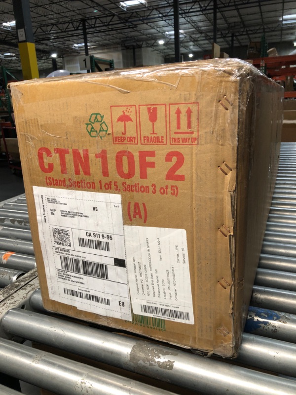 Photo 1 of ***PARTIAL SET 1 OF 2****National Tree Company 12 ft Unlit Dunhill Fir Artificial Full Christmas Tree, 7,794 Tips, Includes Stand, Green