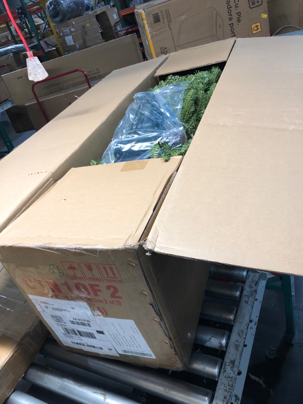 Photo 1 of ***PARTIAL SET 1 OF 2****National Tree Company 12 ft Unlit Dunhill Fir Artificial Full Christmas Tree, 7,794 Tips, Includes Stand, Green