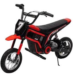Photo 1 of ***STOCK PHOTO REFERENCE ONLY*** Garvee Ride - T Series: 24V-10A 350W Ride On Electric Dirt Bike For Kids Ages 13+, 14.29MPH, 3-Speed - Red-7