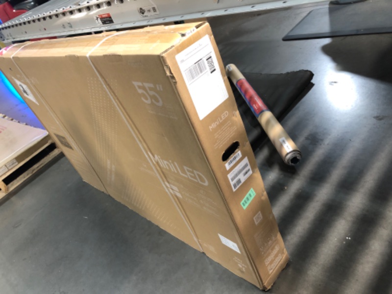 Photo 1 of ***FACTORY SEALED*** iFFALCON 55-Inch Class U85 Series QD-Mini LED 4K UHD Google Smart TV - QLED, HDR 1000 nits, 6000:1 Contrast, 144Hz Game Mode Pro, 240Hz DLG, Dolby Vision IQ, Dolby Atmos, Slim Unibody (55U85, 2025)