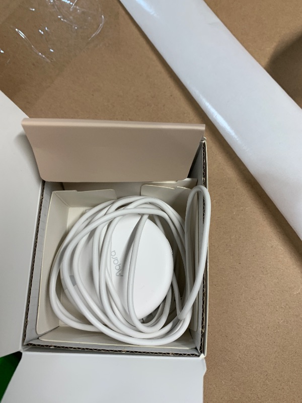 Photo 1 of Aqara Presence Sensor FP2 Bracket Set, mmWave Radar Wired Motion Sensor, Zone Positioning, Multi-Person & Fall Detection, Supports HomeKit, Alexa, and Home Assistant, 2.4 GHz Wi-Fi Required