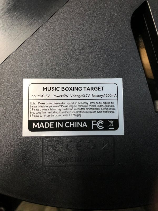 Photo 1 of ***STOCK PHOTO FOR REFERENCE ONLY***
Music Boxing Machine for Adults,Smart Boxing Training Machine,Wall Target Punching Workout for Kids,Reflex Training Suitable for Home,Office,Gym,Fun Fitness Equipment