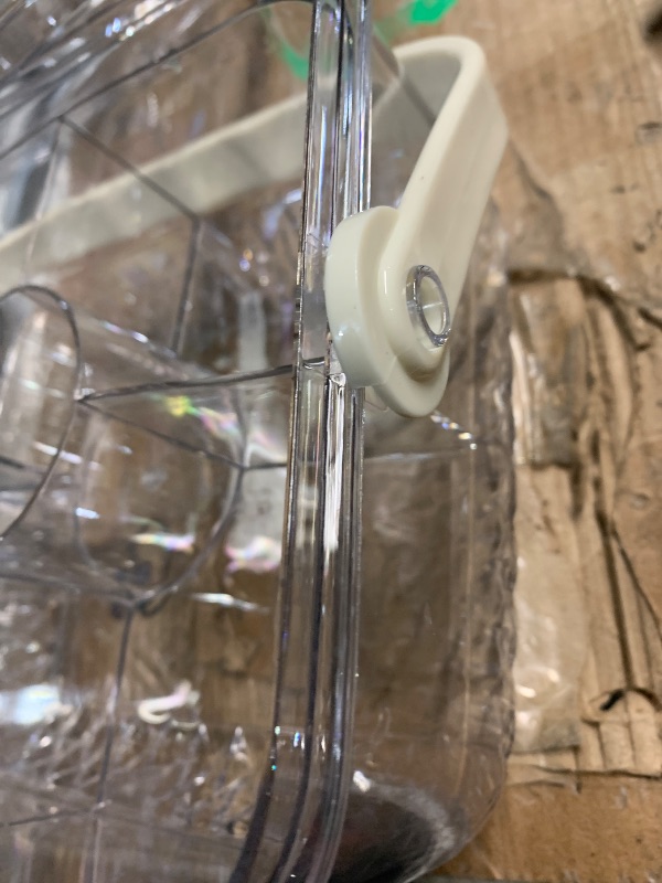 Photo 1 of ***(MINOR DAMAGE/ SEE NOTES FOR DETAILS)***Small Premium Chilled Serving Tray with Lid for Parties,Cold Dish Perfect for Fruits,Veggies,Shrimp Cocktail - Keeps Food Cool,Ice Chilled Party Platter for Vegetables,Snacks,Candy and Appetizers