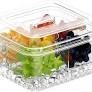 Photo 1 of ***(MINOR DAMAGE/ SEE NOTES FOR DETAILS)***Small Premium Chilled Serving Tray with Lid for Parties,Cold Dish Perfect for Fruits,Veggies,Shrimp Cocktail - Keeps Food Cool,Ice Chilled Party Platter for Vegetables,Snacks,Candy and Appetizers